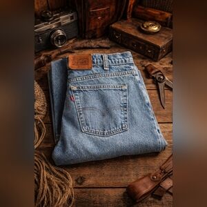 Vintage Levi’s 531 Jeans Made in Canada 36x32 Red Tab Light Wash 80s 90s Mens